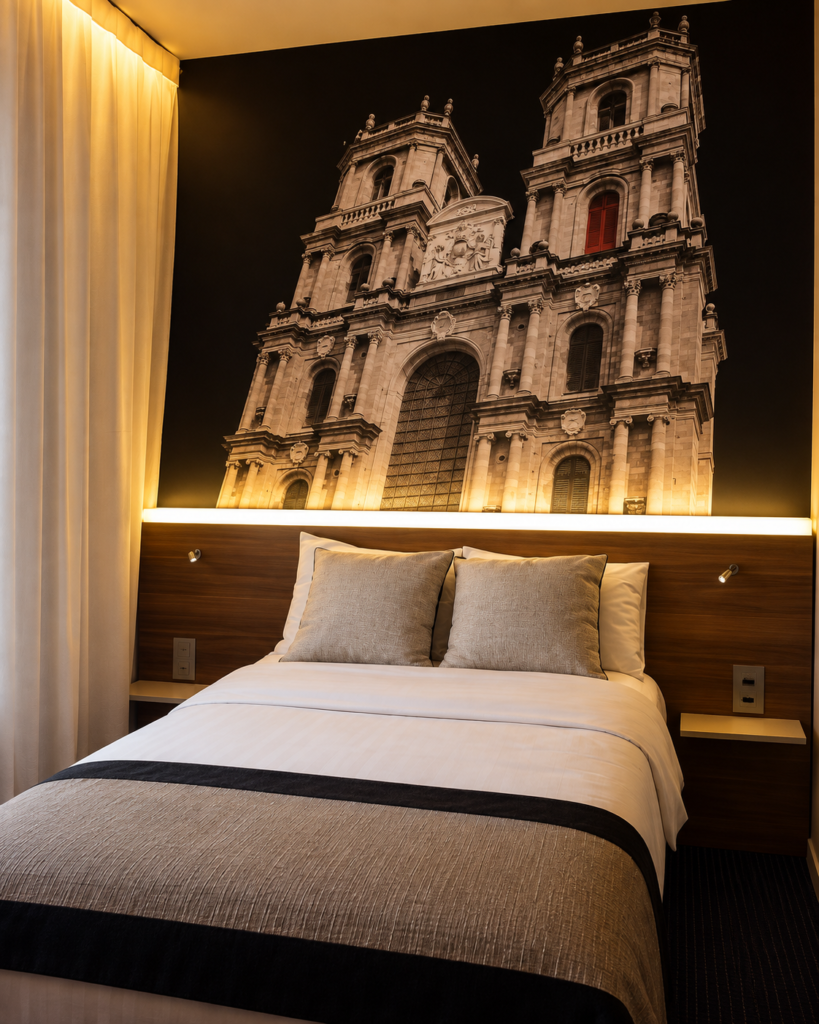 Vue du projet de chambre témoin du Mercure Rennes